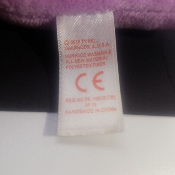 TY My Little Pony Purple Plush Twilight Sparkle Stuffed Toy 2015 8" Stuffy - Picture 8 of 8